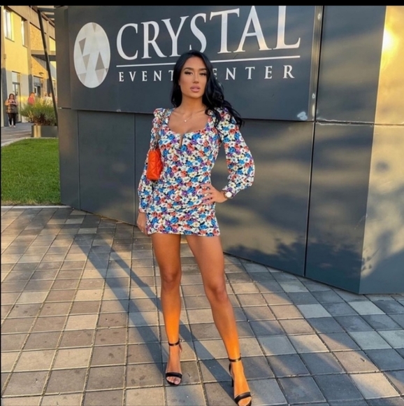 Zara Floral Print Dress - Picture 3 of 15